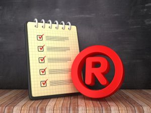 Check List Note Pad with Trademark Symbol